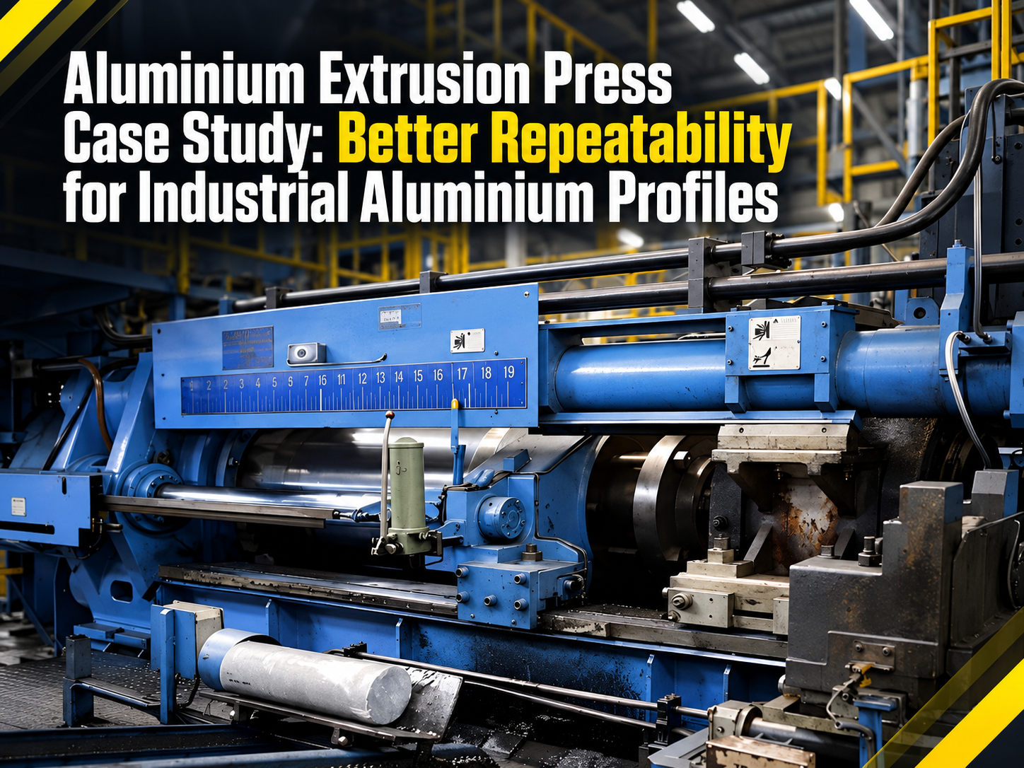 aluminium extrusion press case study better repeatability for industrial aluminium profile