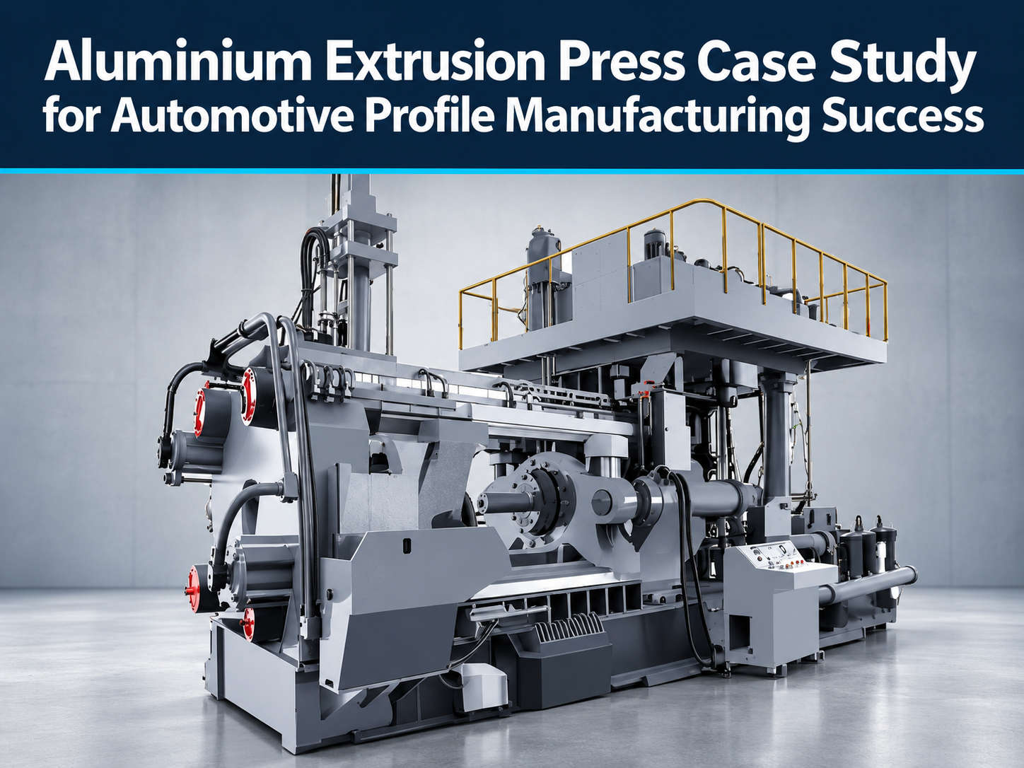 aluminium extrusion press case study for automotive profile manufacturing success