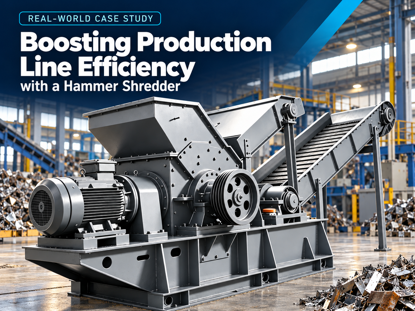 boosting production line efficiency with a hammer shredder a real world case study