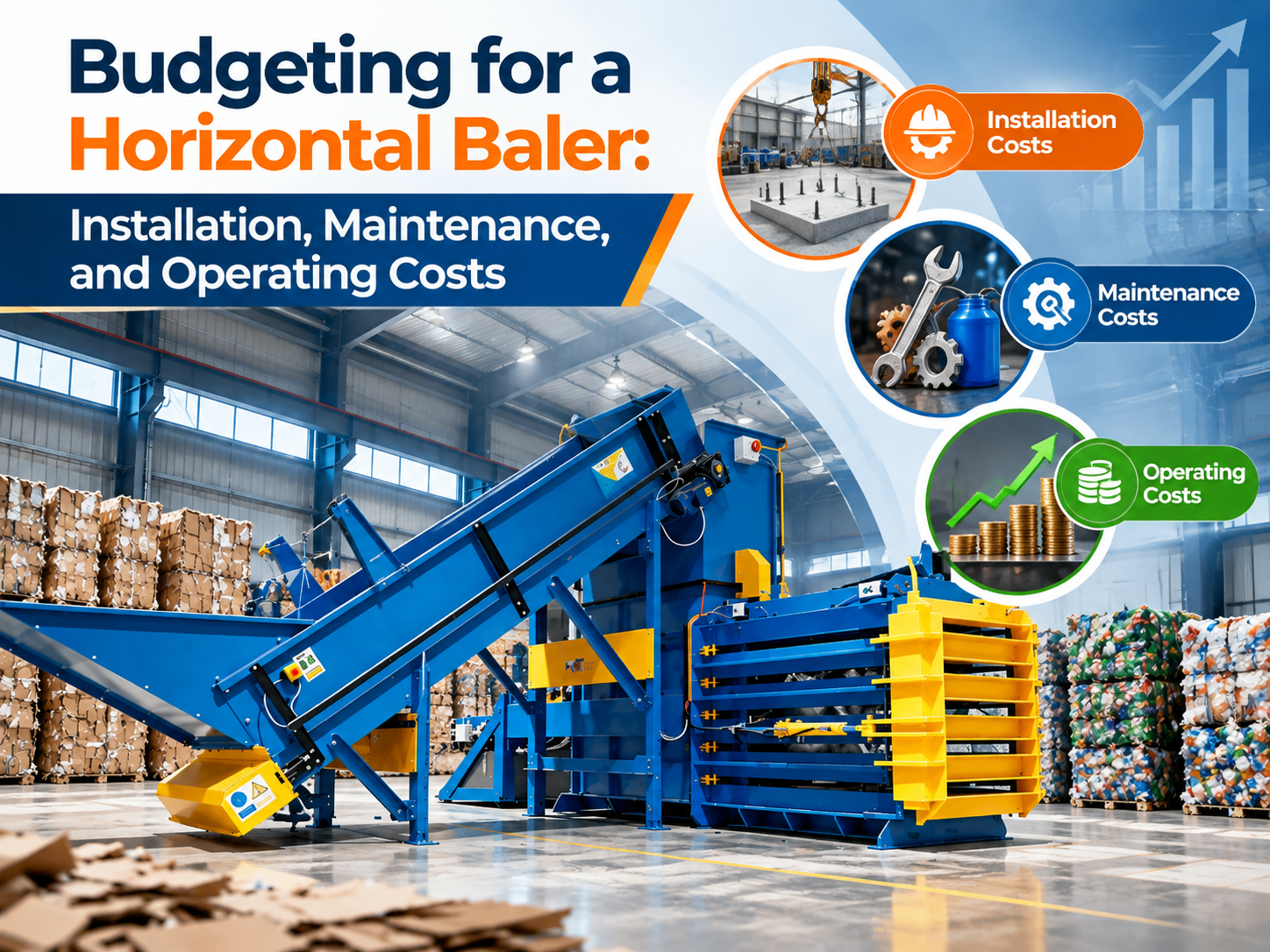budgeting for a horizontal baler installation maintenance and operating costs
