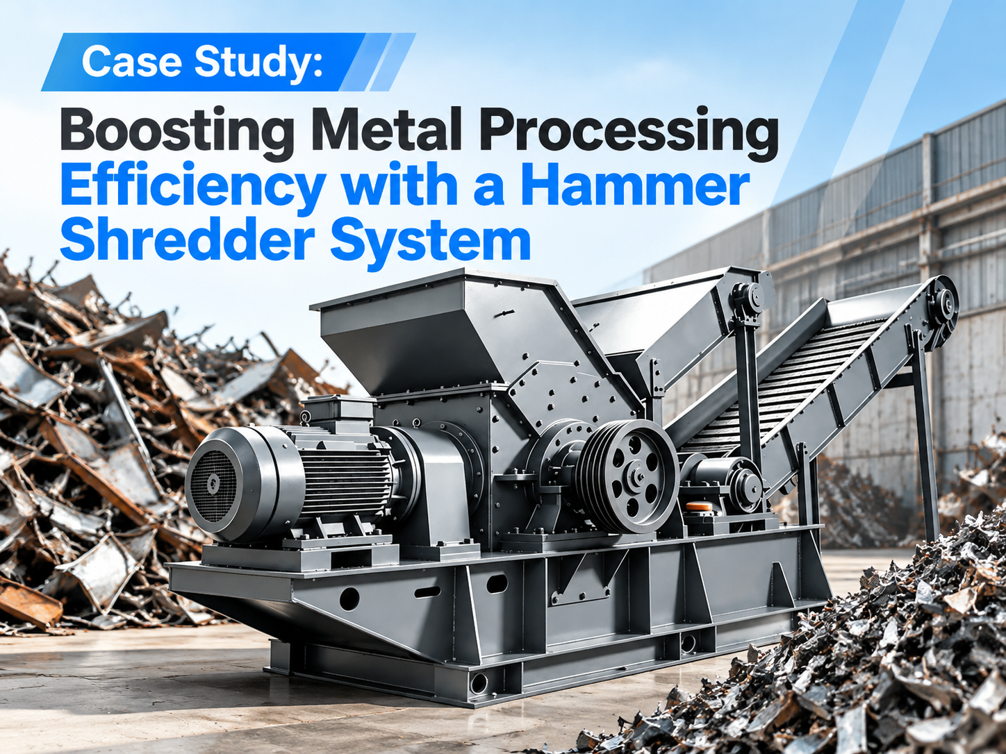 case study boosting metal processing efficiency with a hammer shredder system