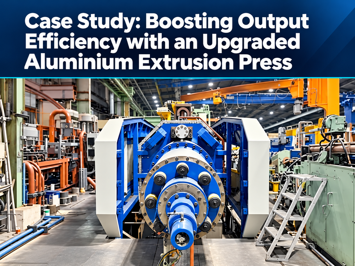 case study boosting output efficiency with an upgraded aluminium extrusion press