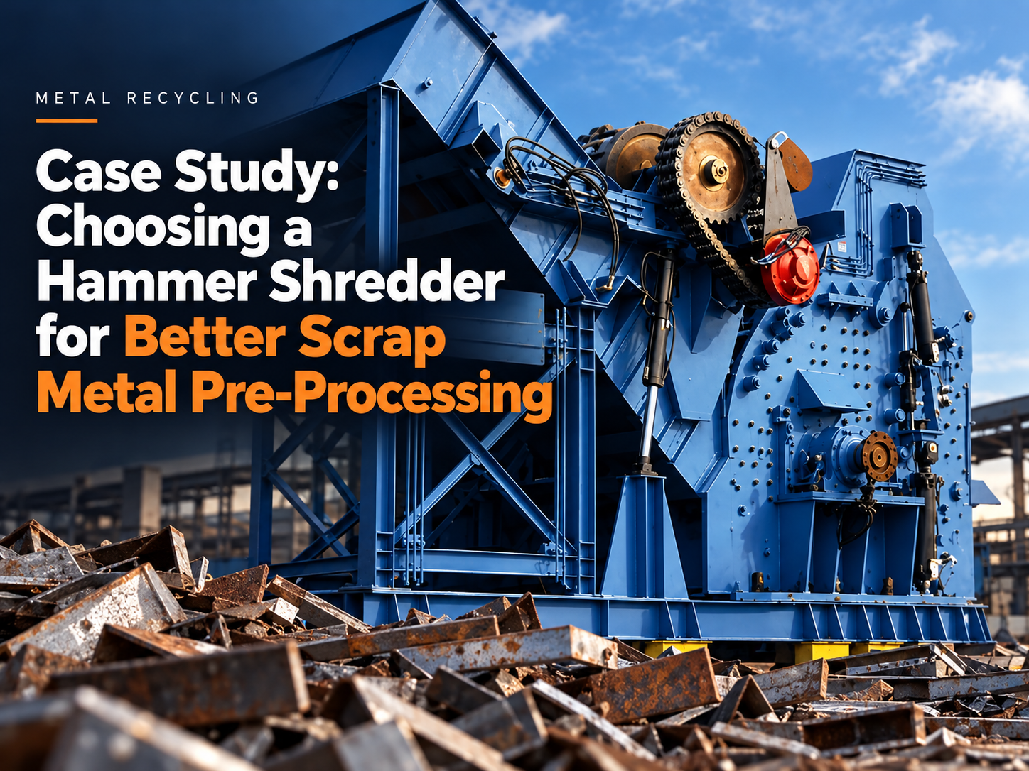 case study choosing a hammer shredder for better scrap metal pre processing