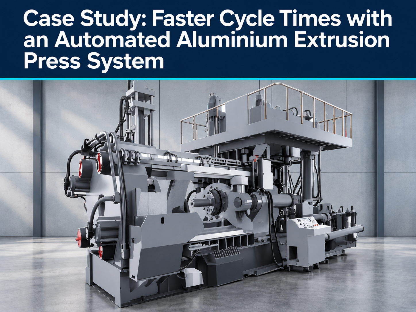 case study faster cycle times with an automated aluminium extrusion press system