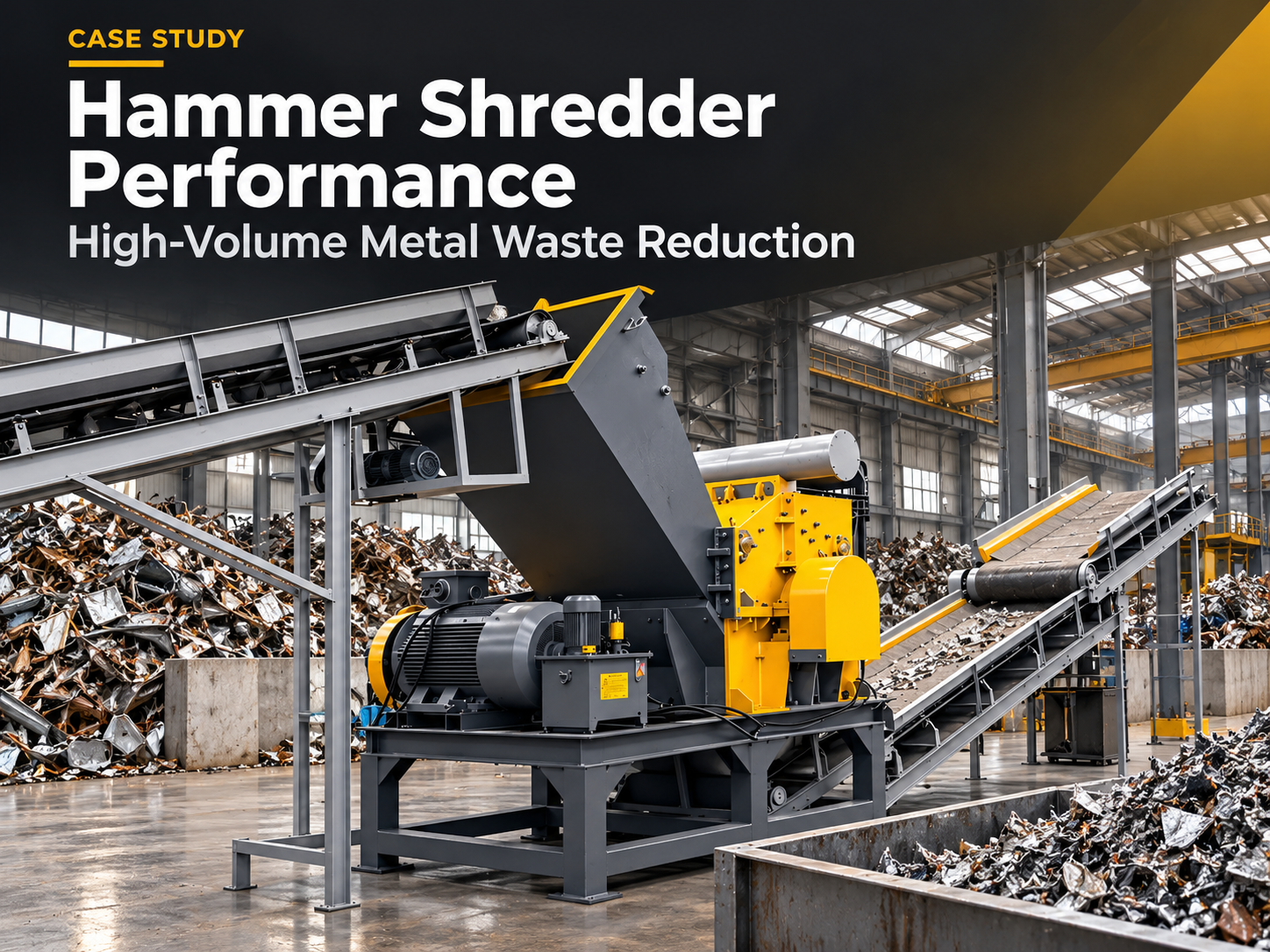 case study hammer shredder performance in high volume metal waste reduction