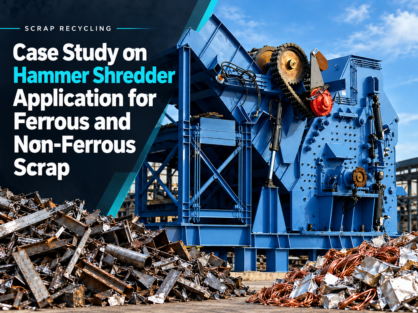 case study on hammer shredder application for ferrous and non ferrous scrap optimizing met