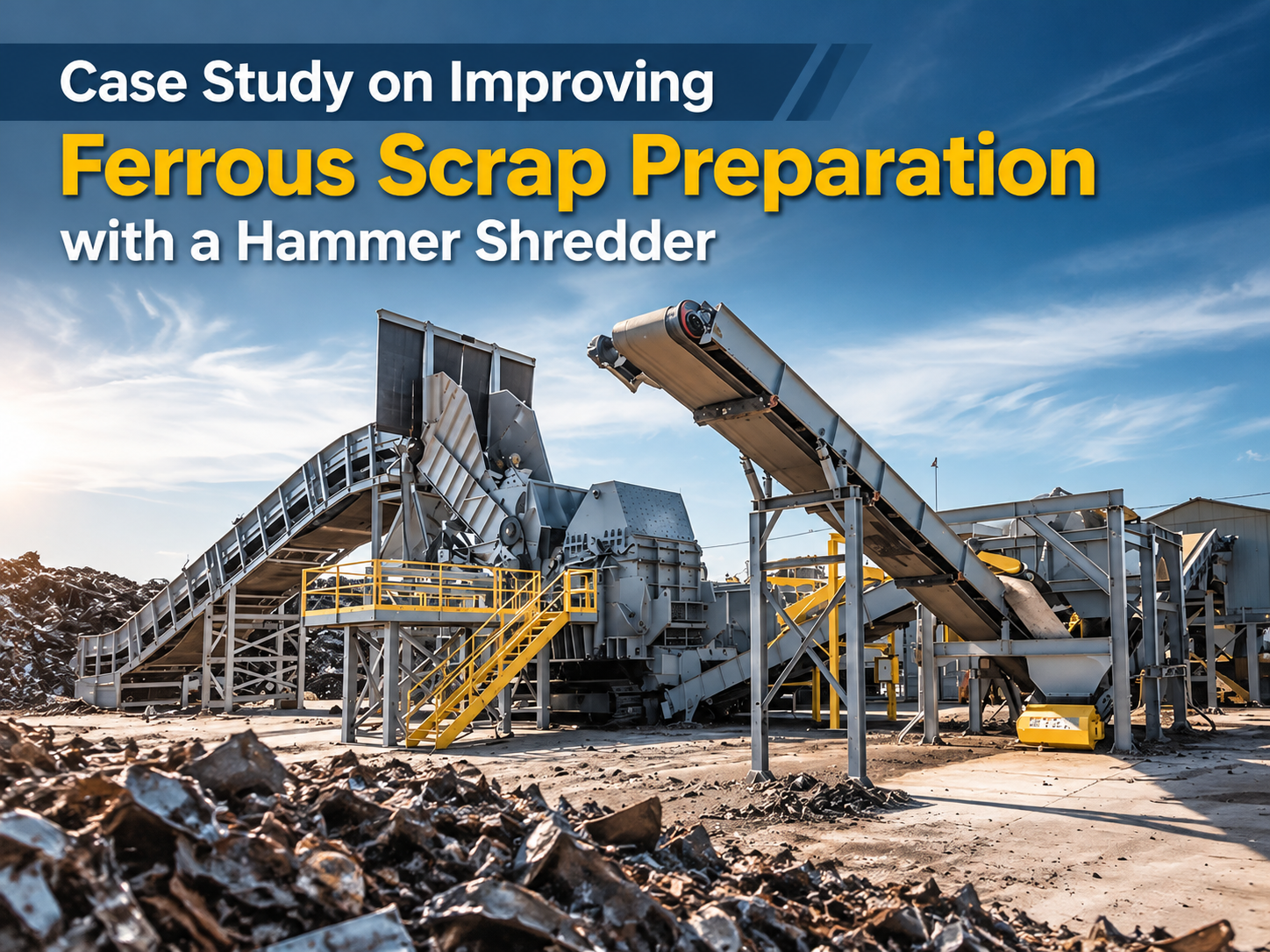 case study on improving ferrous scrap preparation a hammer shredder maximizing efficiency