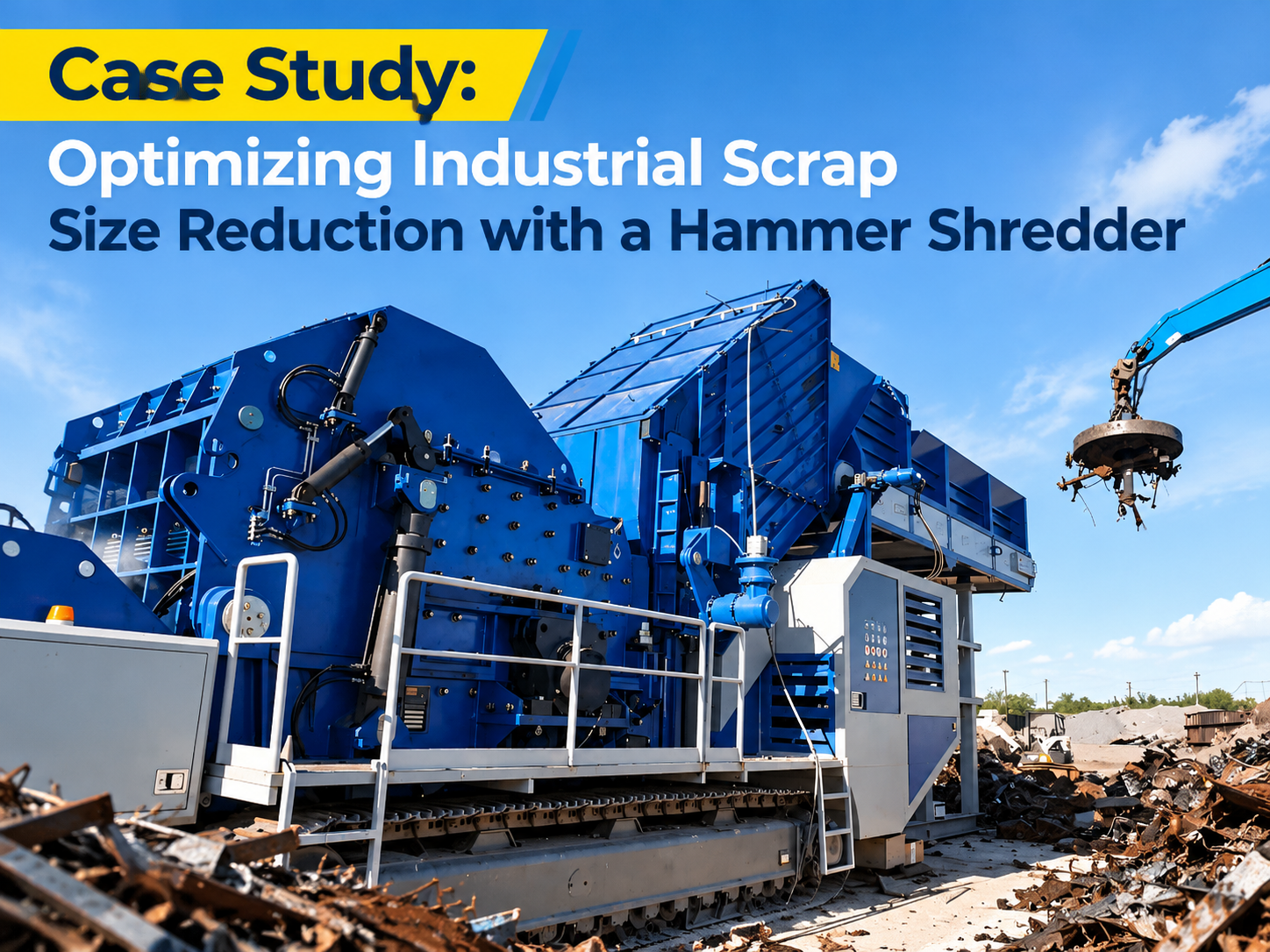 case study optimizing industrial scrap size reduction a hammer shredder