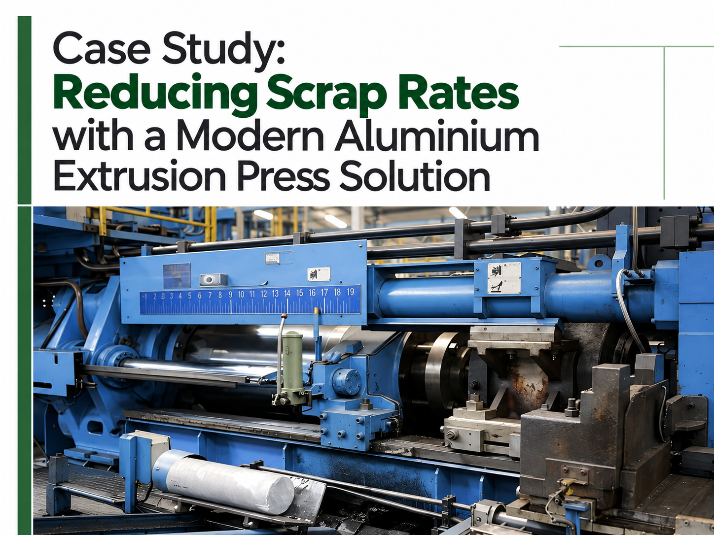 case study reducing scrap rates with a modern aluminium extrusion press solution