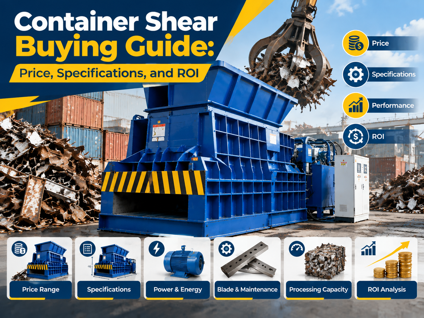 container shear buying guide price specifications and roi
