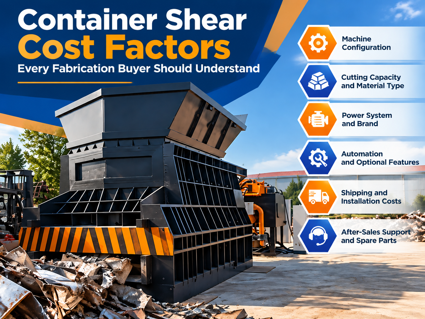 container shear cost factors every fabrication buyer should understand