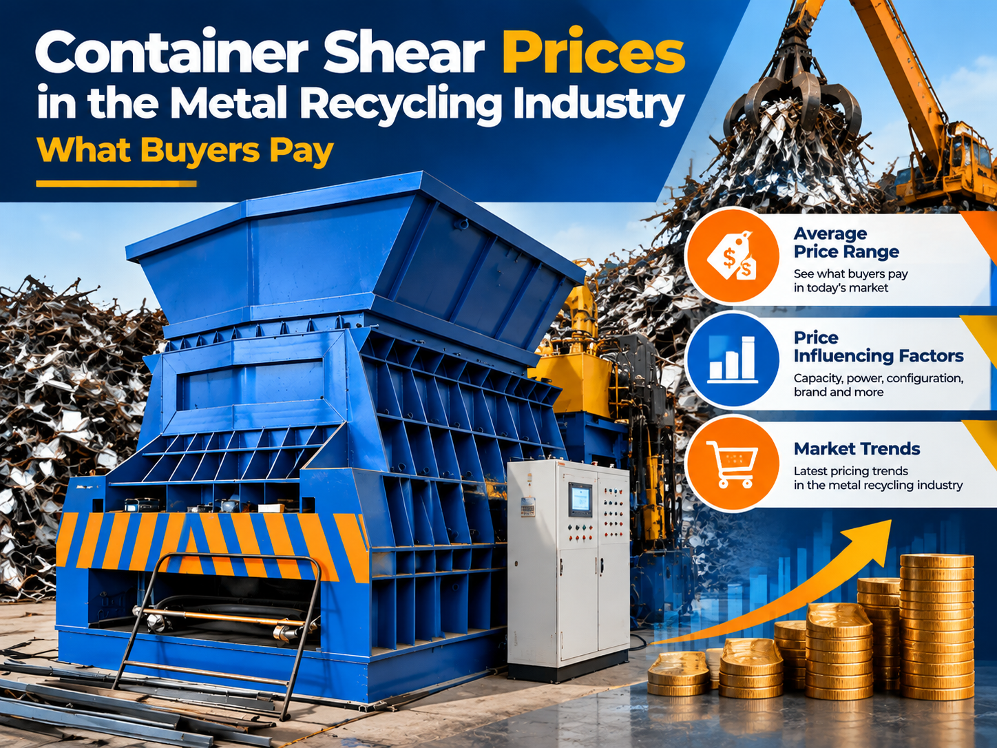 container shear prices in the metal recycling industry what buyers pay