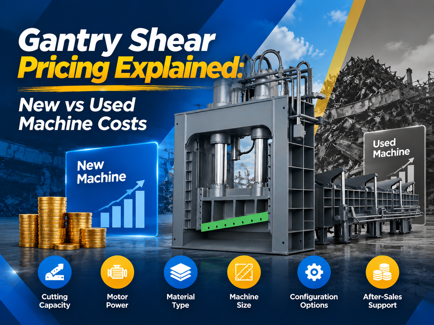 gantry shear pricing explained new vs used machine costs