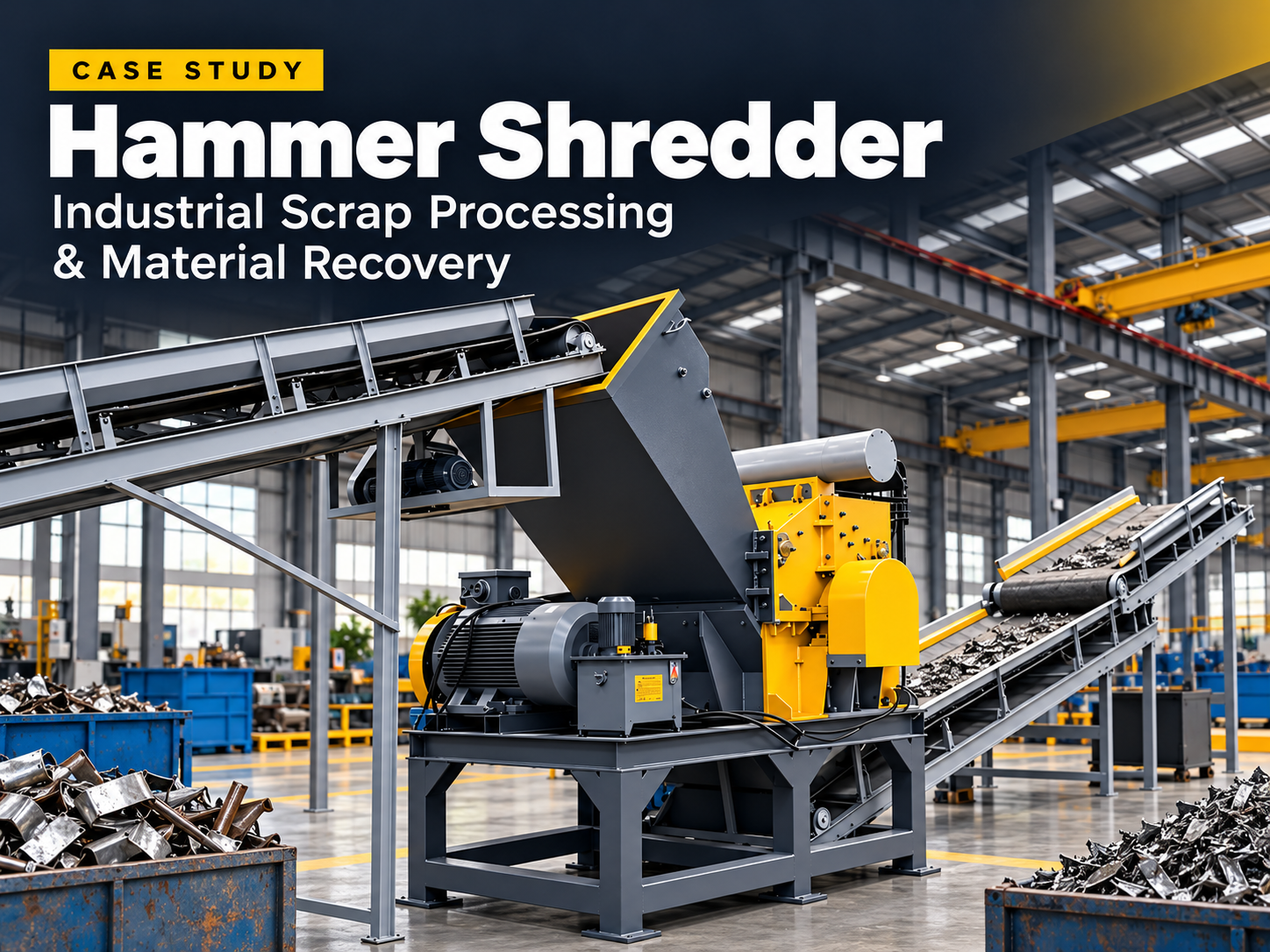 hammer shredder case study optimizing industrial scrap processing and material recovery