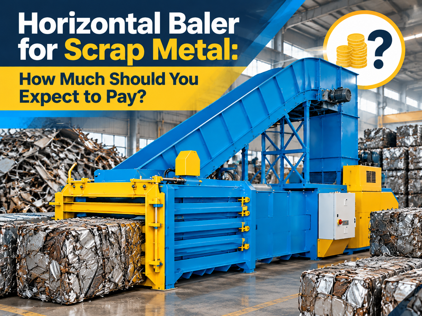 horizontal baler for scrap metal how much should you expect to pay