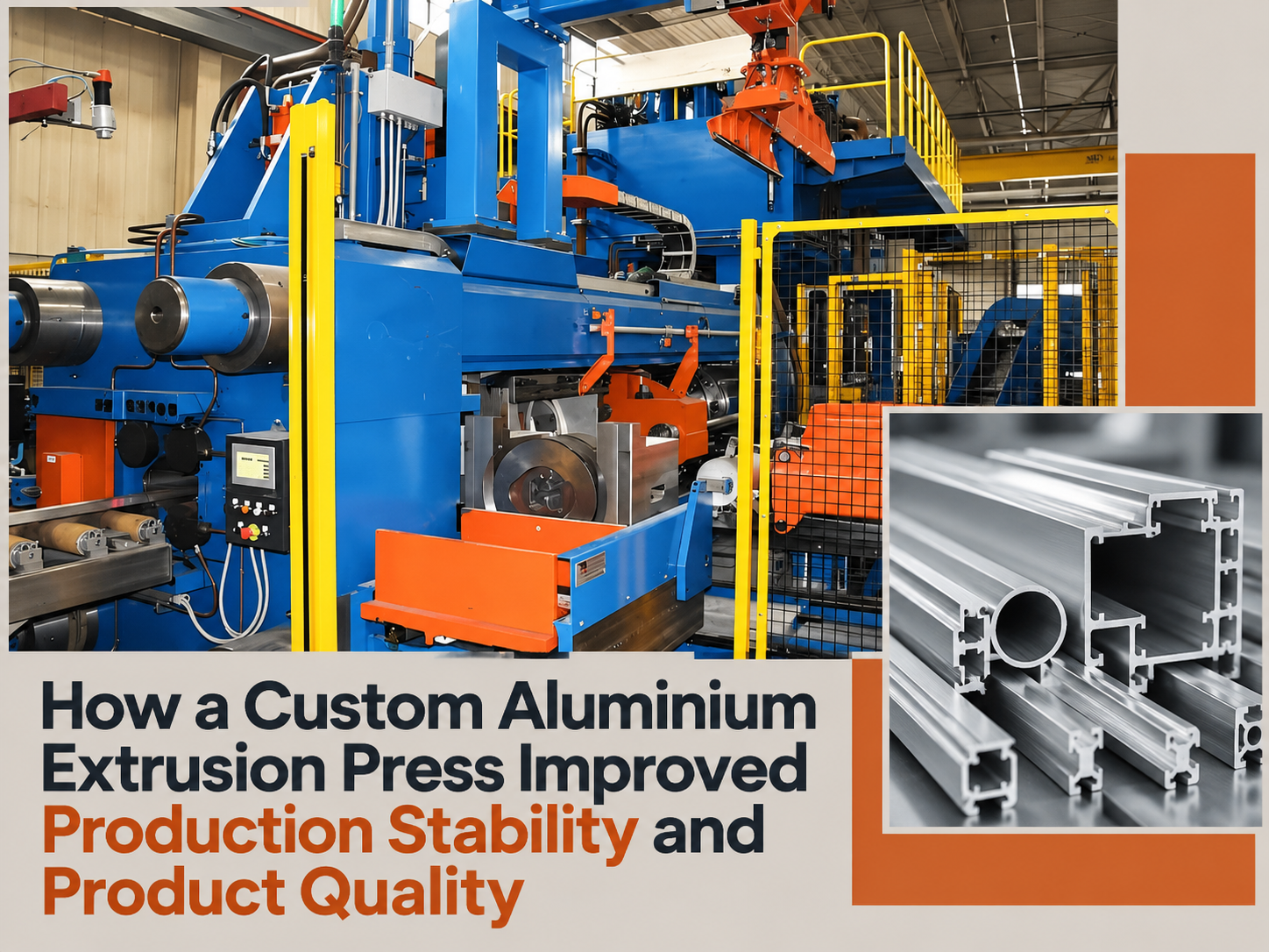 how a custom aluminium extrusion press improved production stability and product quality