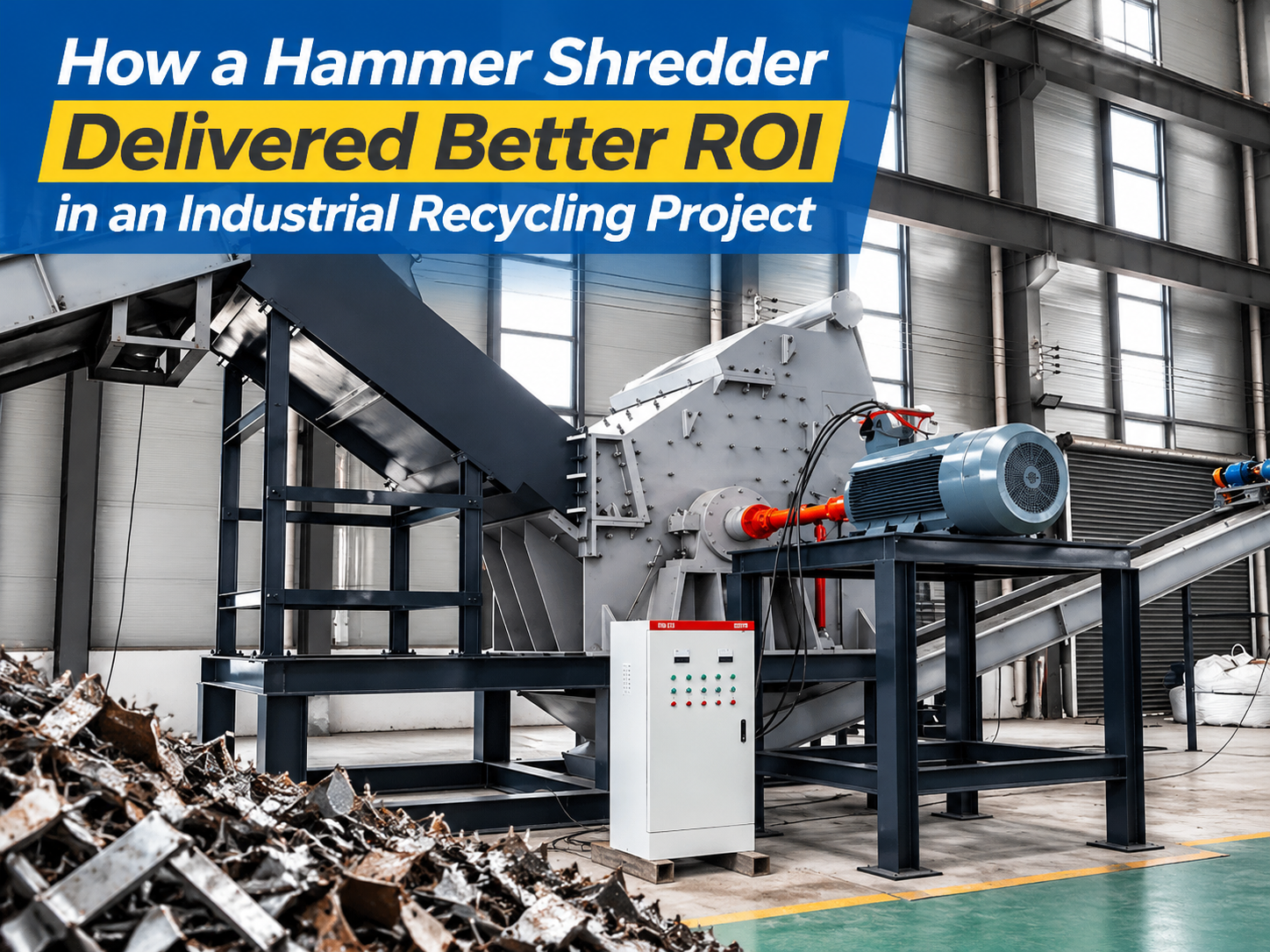 how a hammer shredder delivered better roi in an industrial recycling project