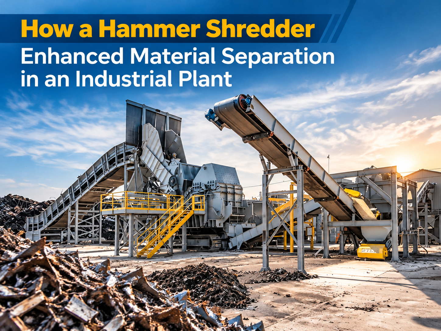 how a hammer shredder enhanced material separation in an industrial plant a comprehensive