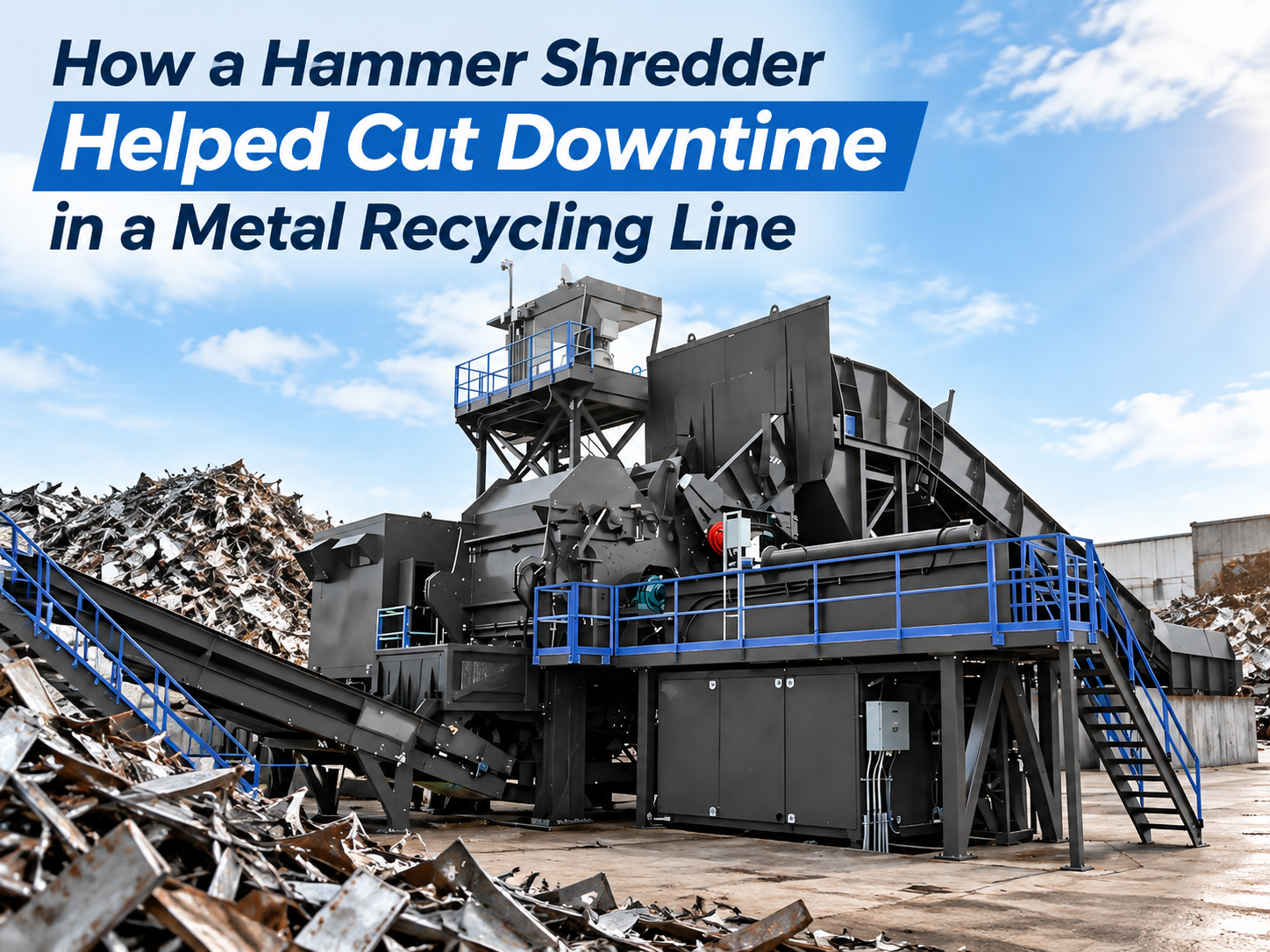 how a hammer shredder helped cut downtime in a metal recycling line a harsle case study