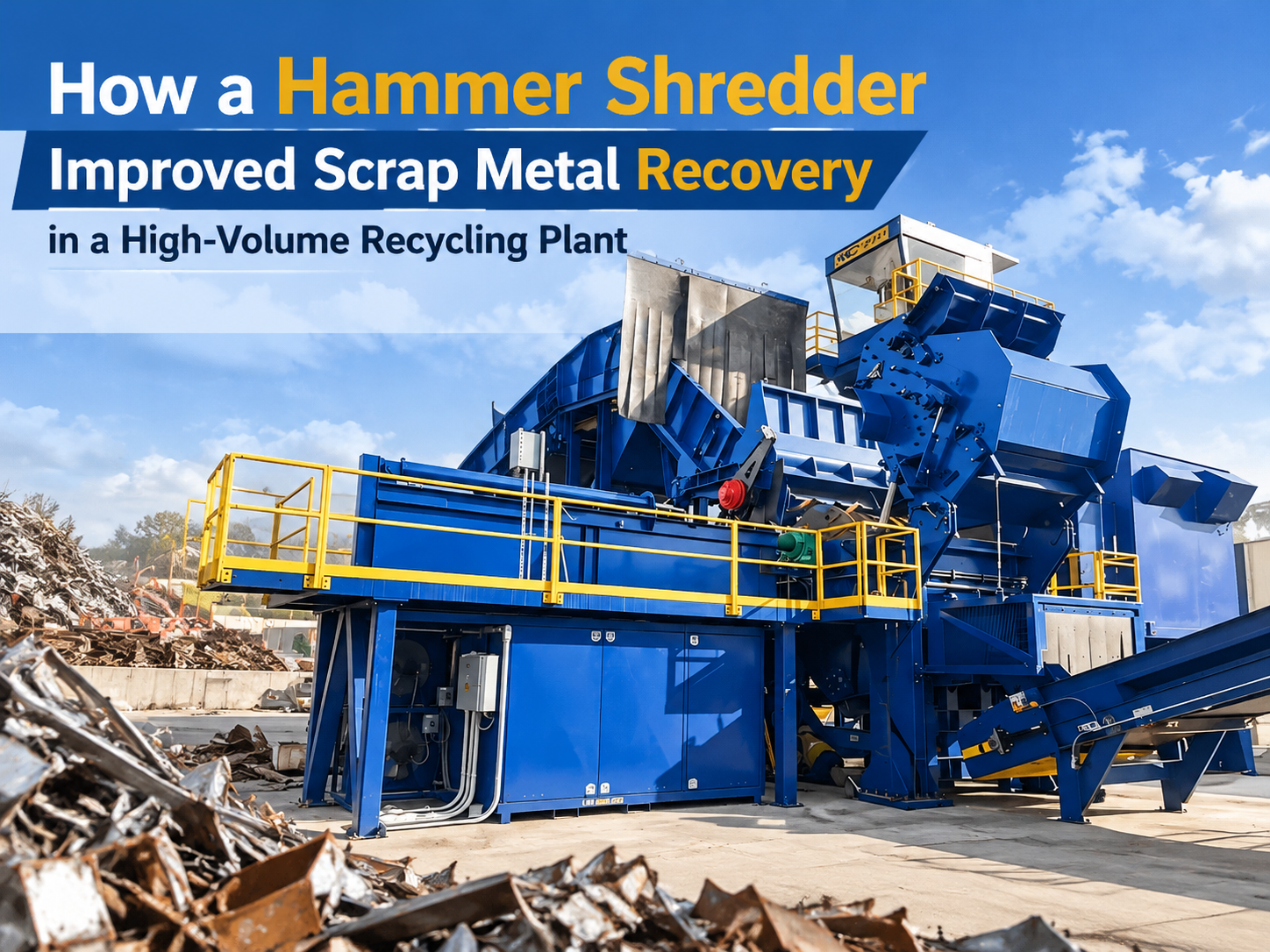 how a hammer shredder improved scrap metal recovery in a high volume recycling plant