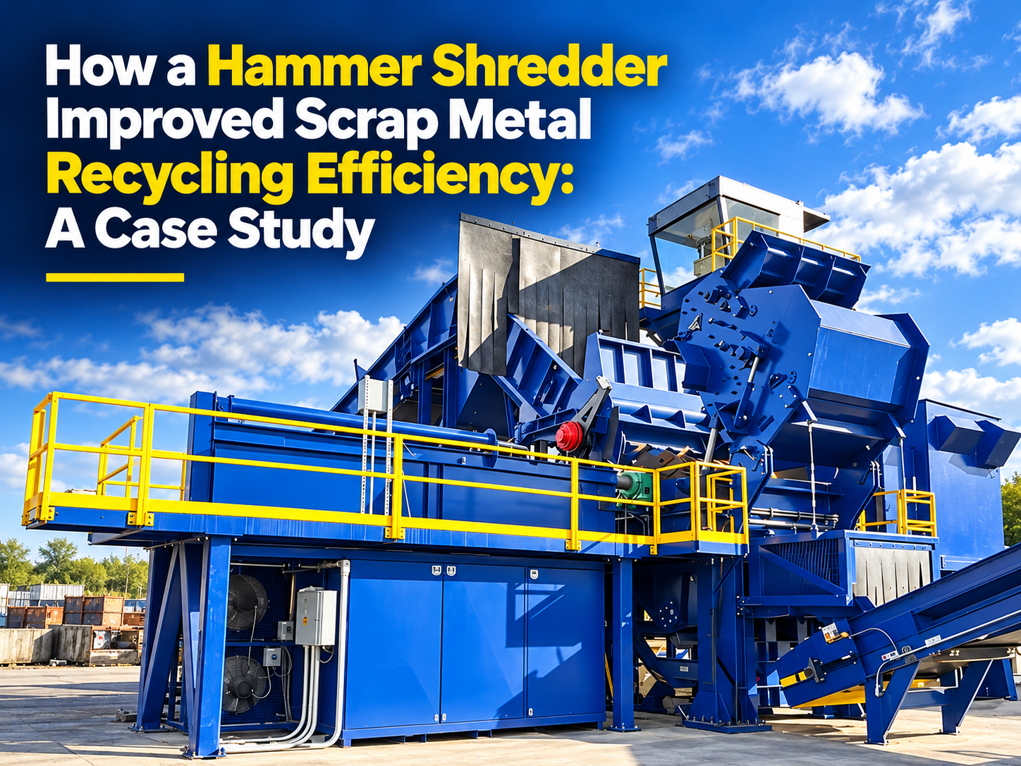 how a hammer shredder improved scrap metal recycling efficiency a case study
