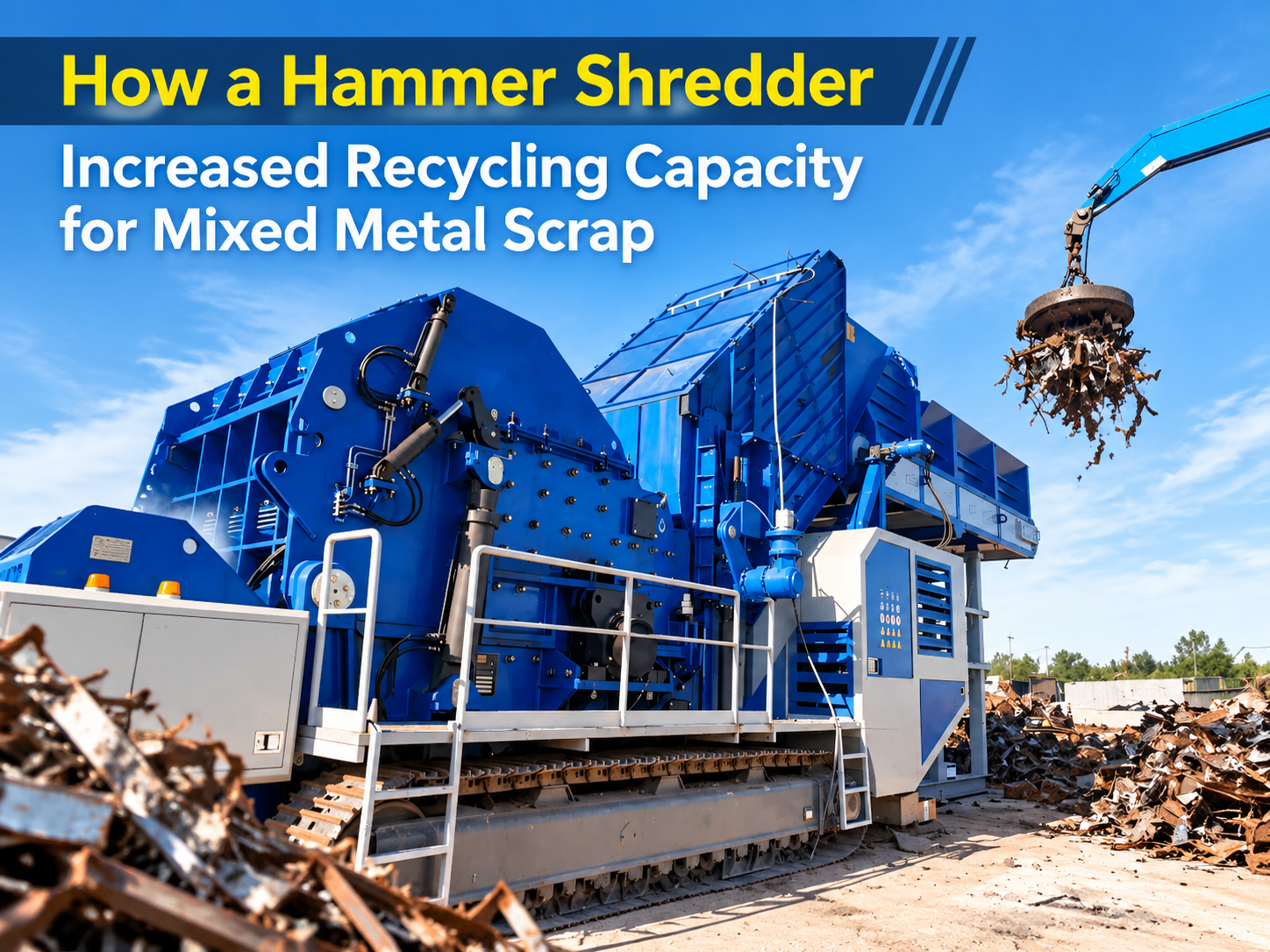 how a hammer shredder increased recycling capacity for mixed metal scrap a comprehensive c