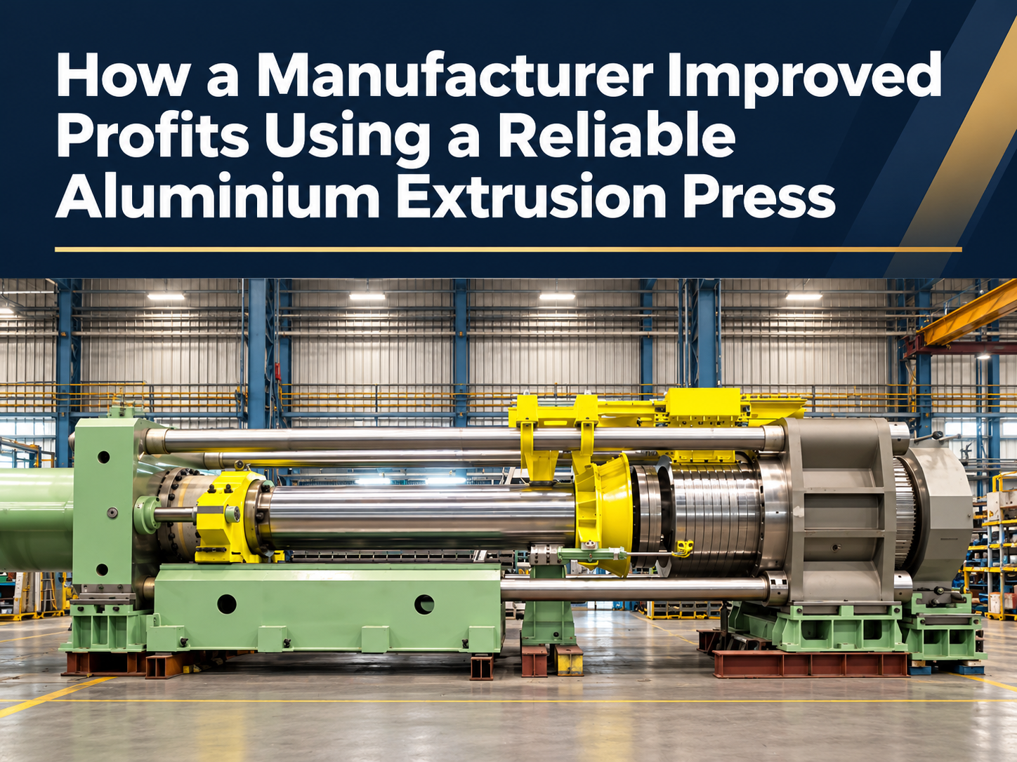 how a manufacturer improved profits using a reliable aluminium extrusion press