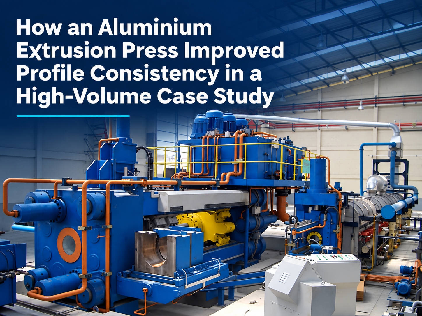how an aluminium extrusion press improved profile consistency in a high volume case study