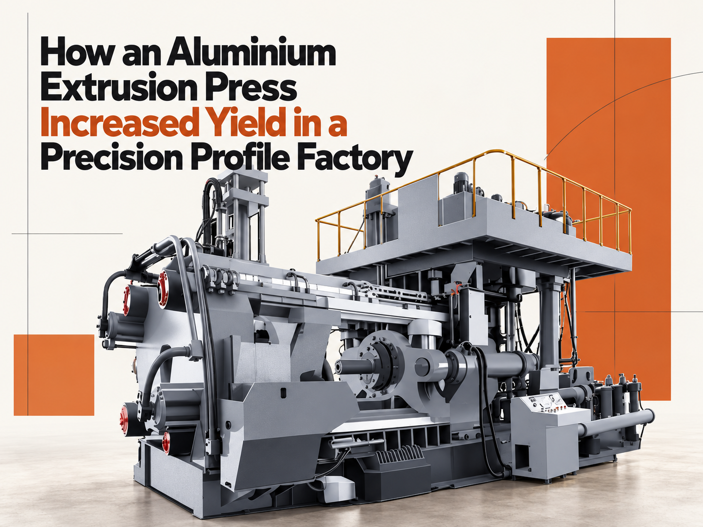 how an aluminium extrusion press increased yield in a precision profile factory a harsle c
