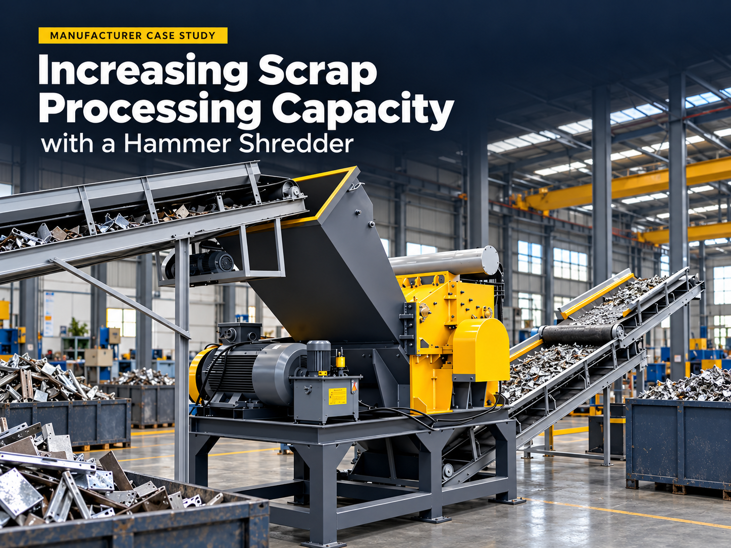 how one manufacturer increased scrap processing capacity using a hammer shredder