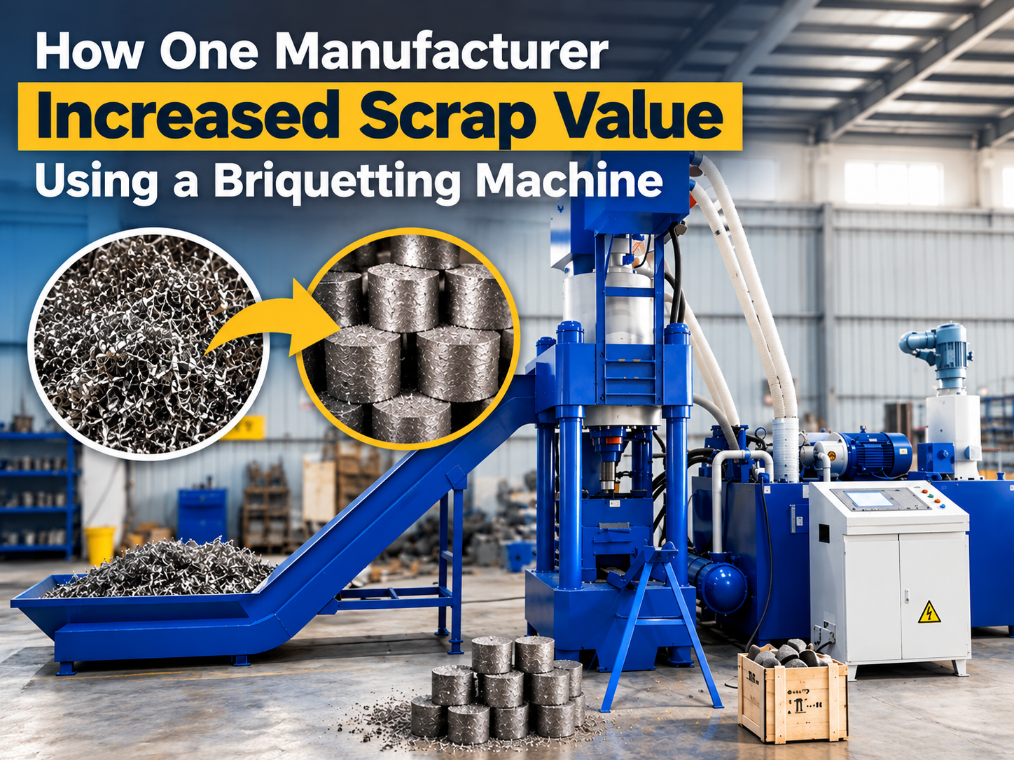 how one manufacturer increased scrap value using a briquetting machine a strategic guide
