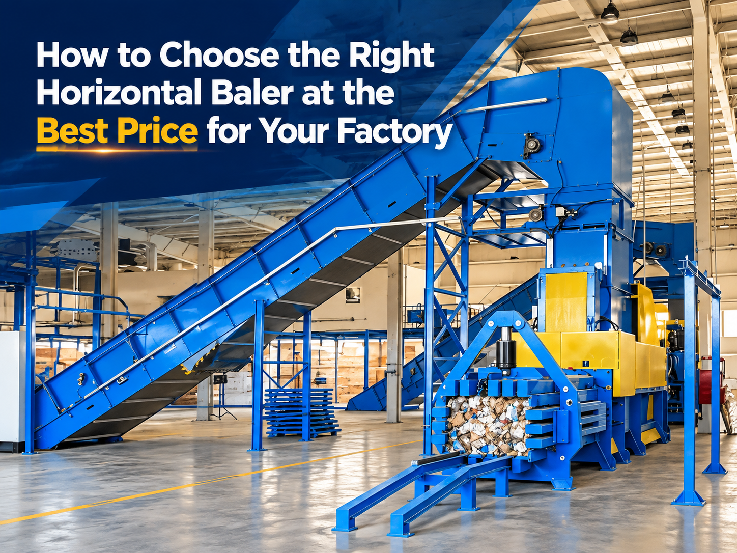 how to choose the right horizontal baler at the best price for your factory