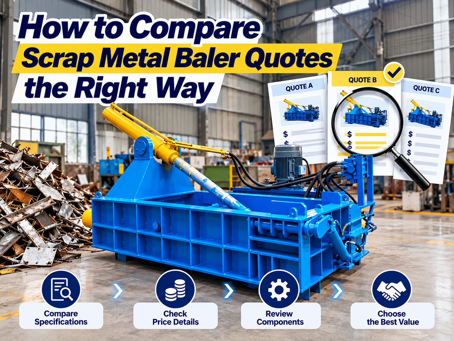 how to compare scrap metal baler quotes the right way a comprehensive buyer s guide