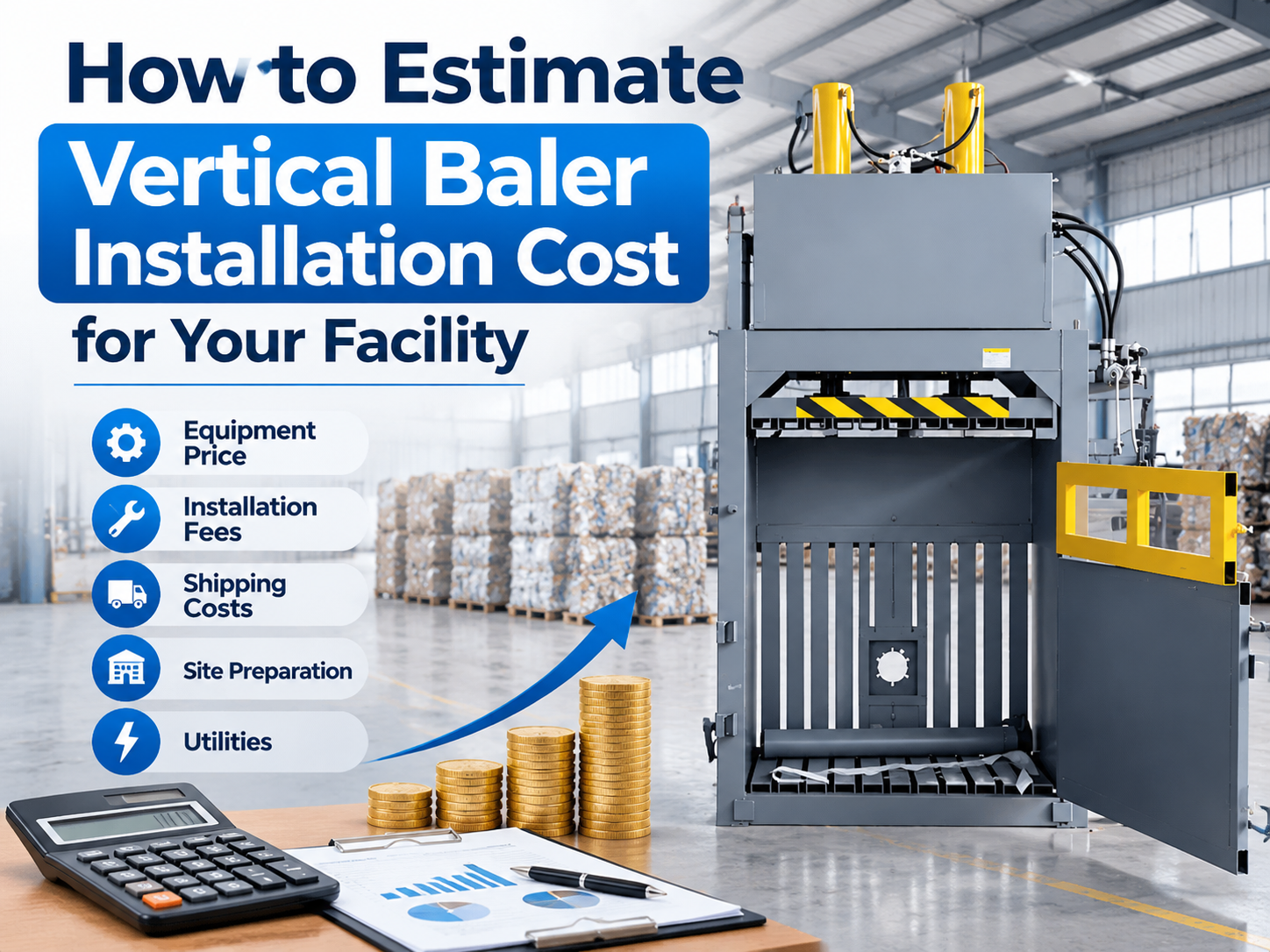 how to estimate vertical baler installation cost for your facility a comprehensive guide