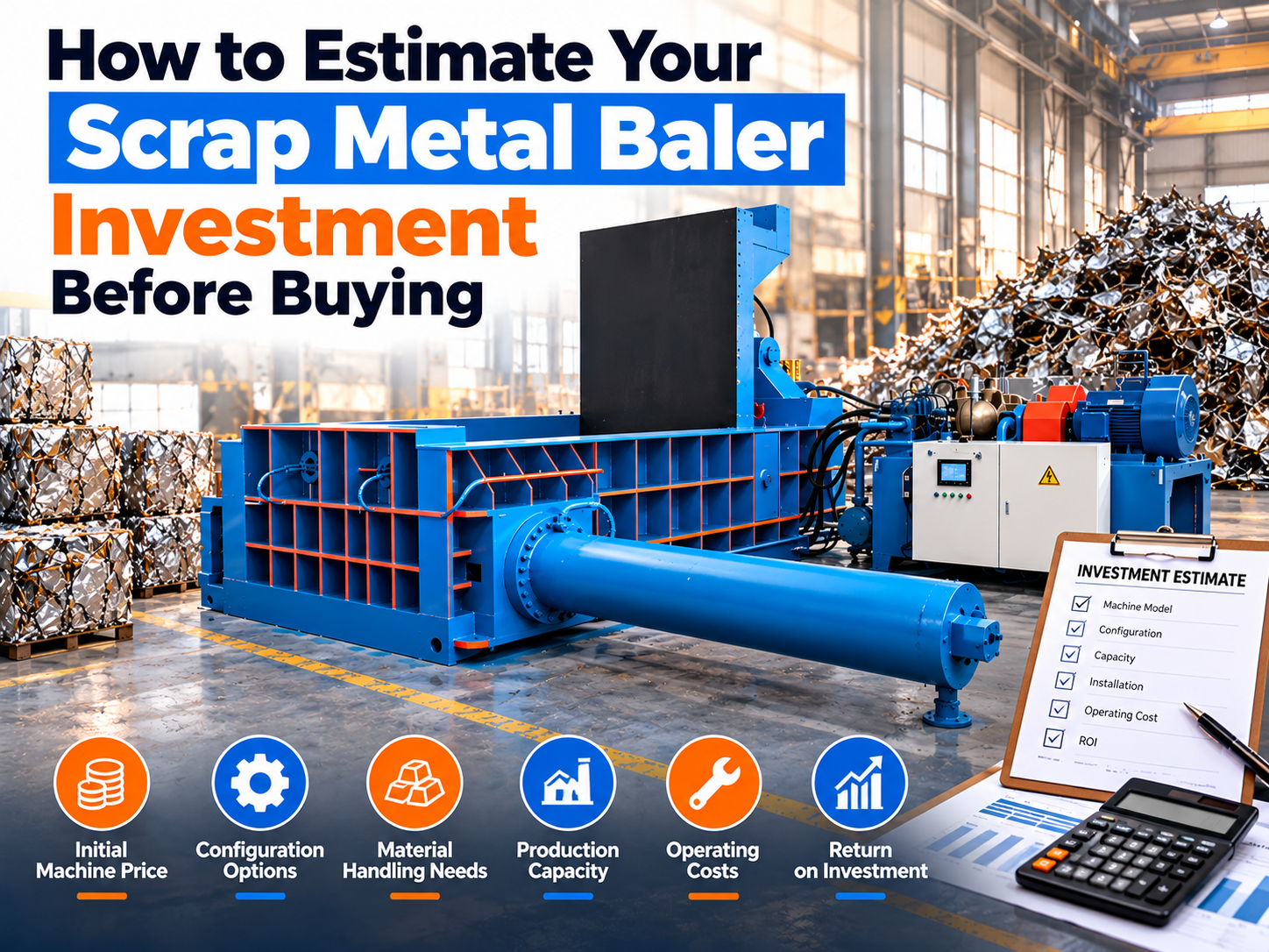 how to estimate your scrap metal baler investment before buying a comprehensive guide
