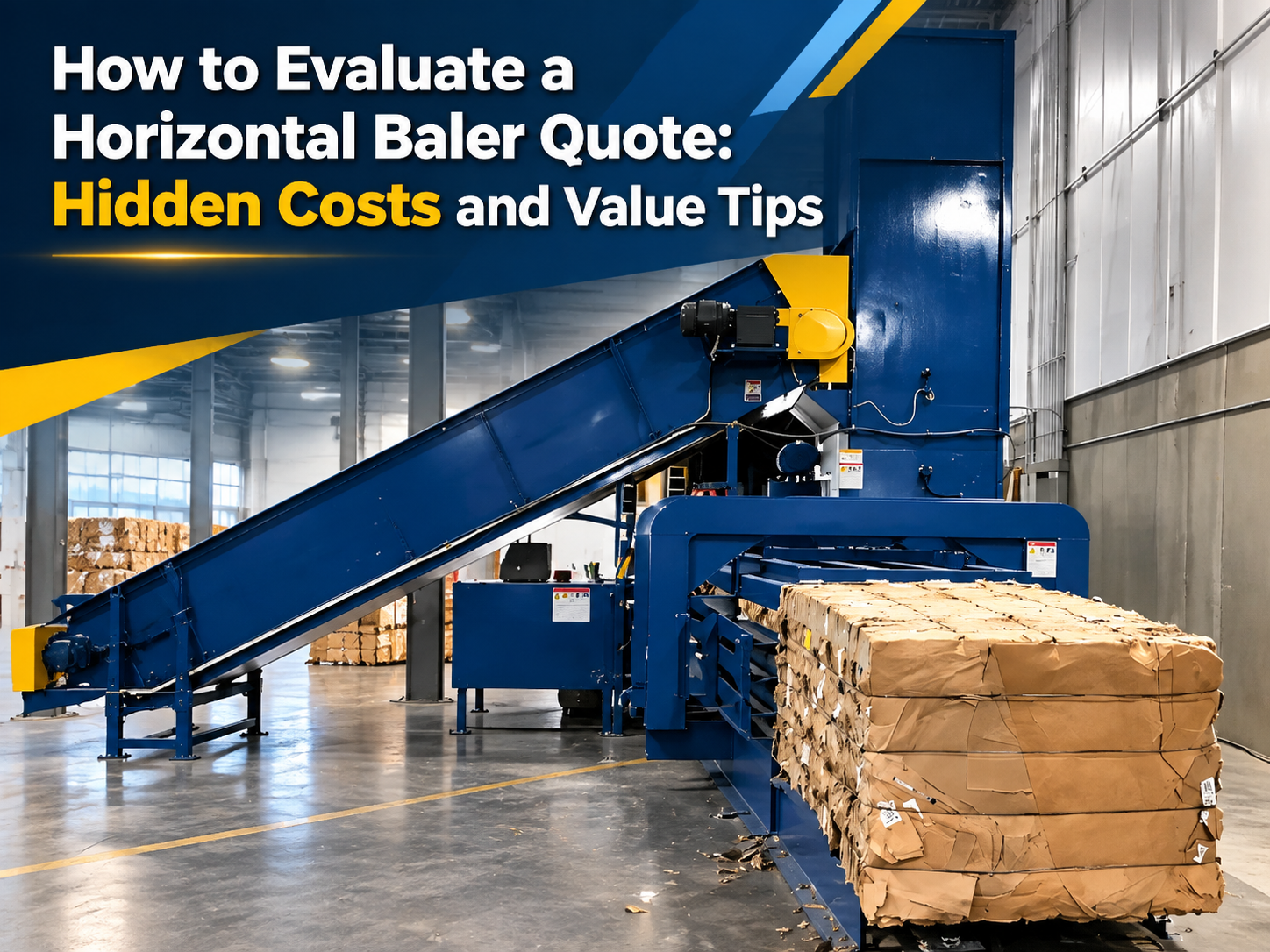 how to evaluate a horizontal baler quote hidden costs and value tips
