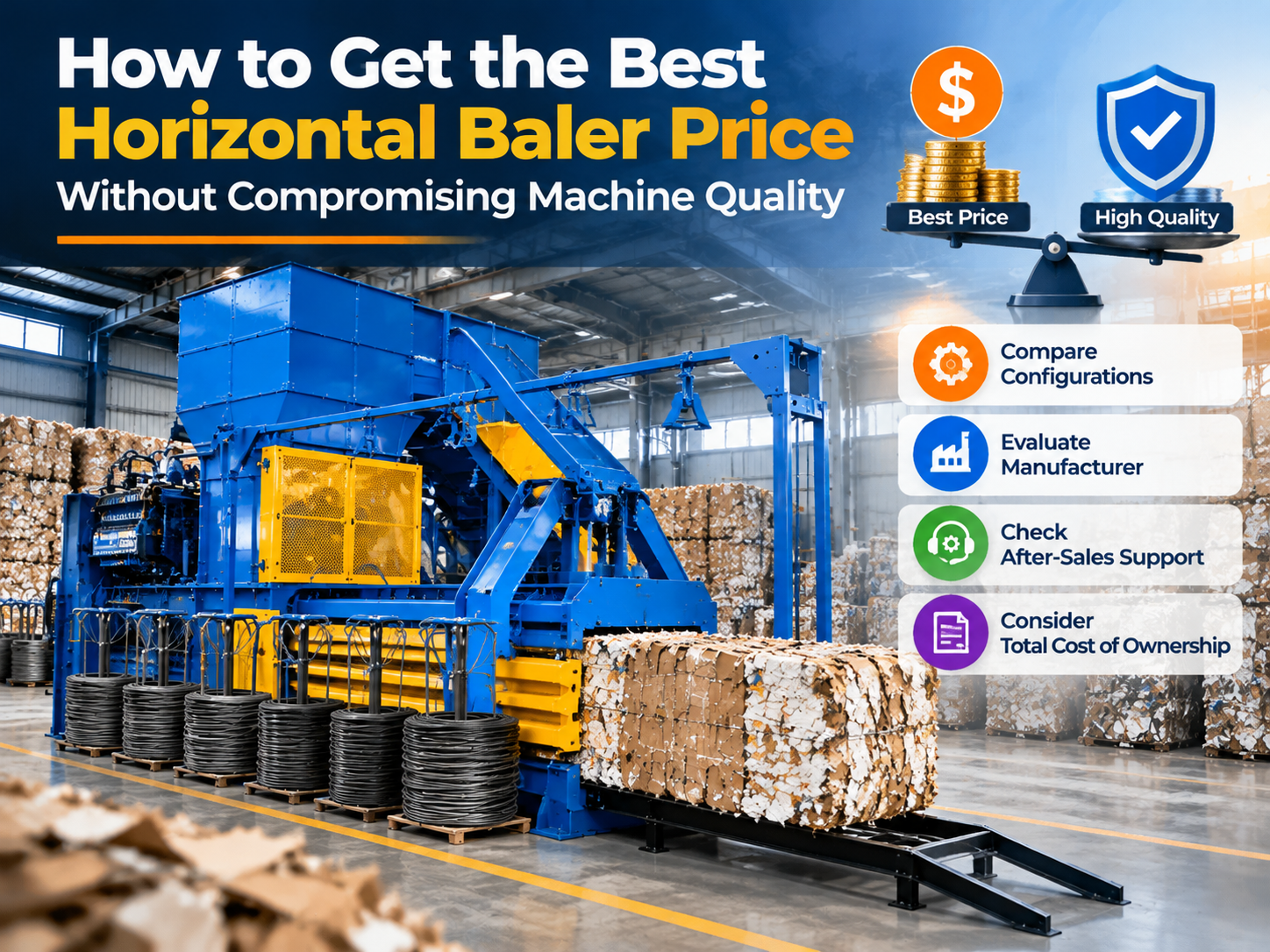 how to get the best horizontal baler price without compromising machine quality