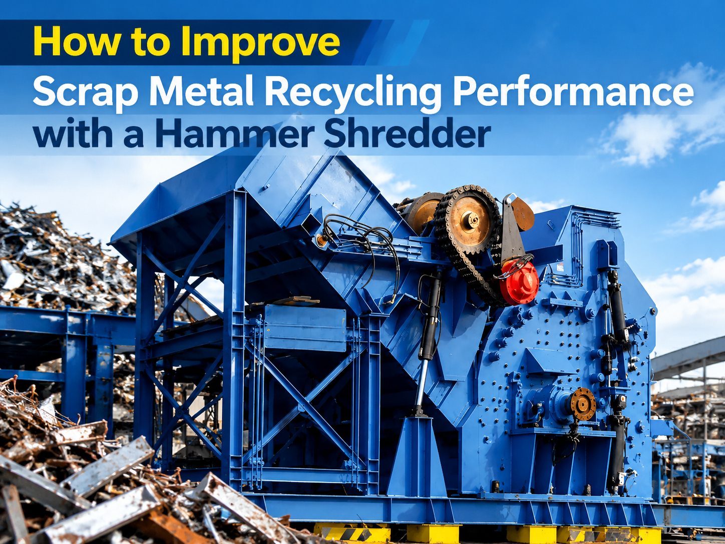 how to improve scrap metal recycling performance with a hammer shredder