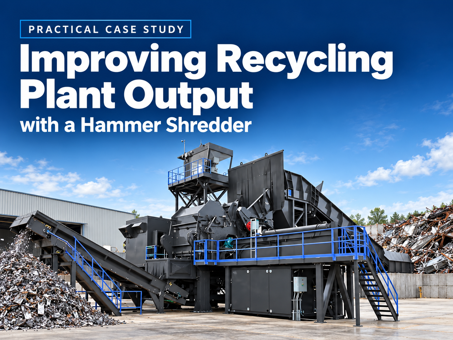 improving recycling plant output with a hammer shredder a practical case study