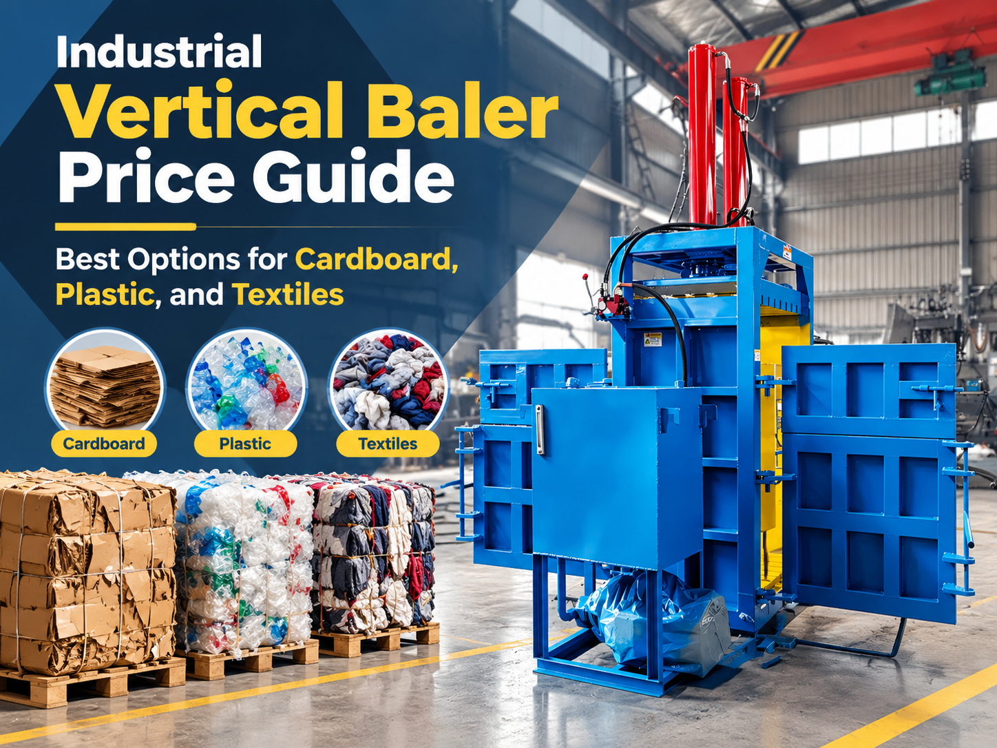 industrial vertical baler price guide best options for cardboard plastic and