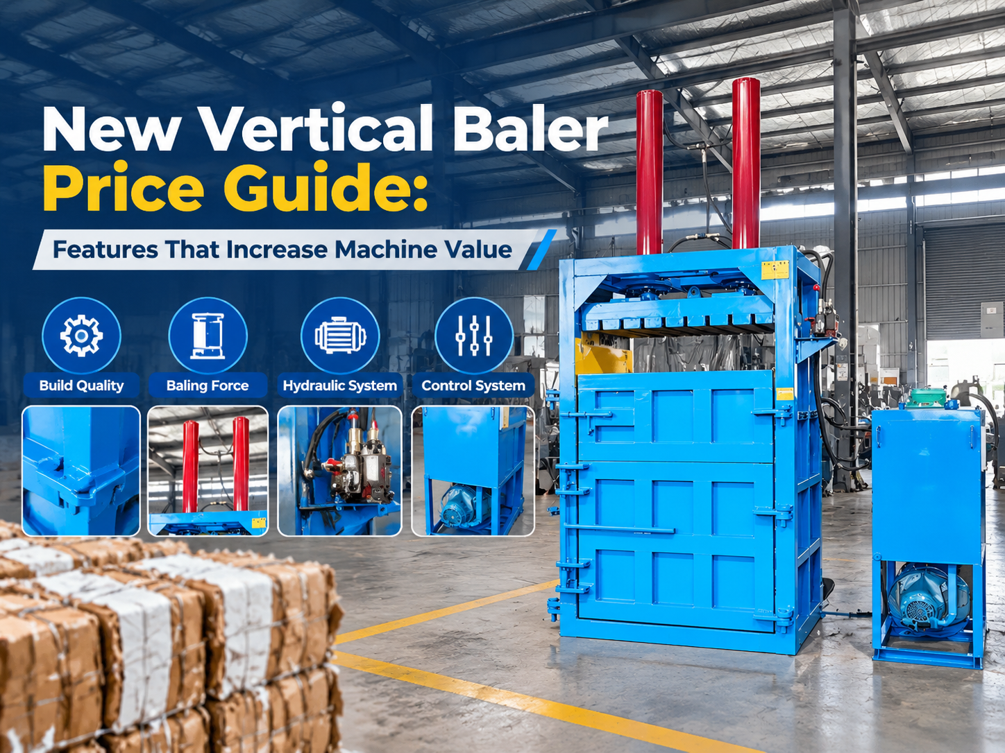 new vertical baler price guide features that increase machine value