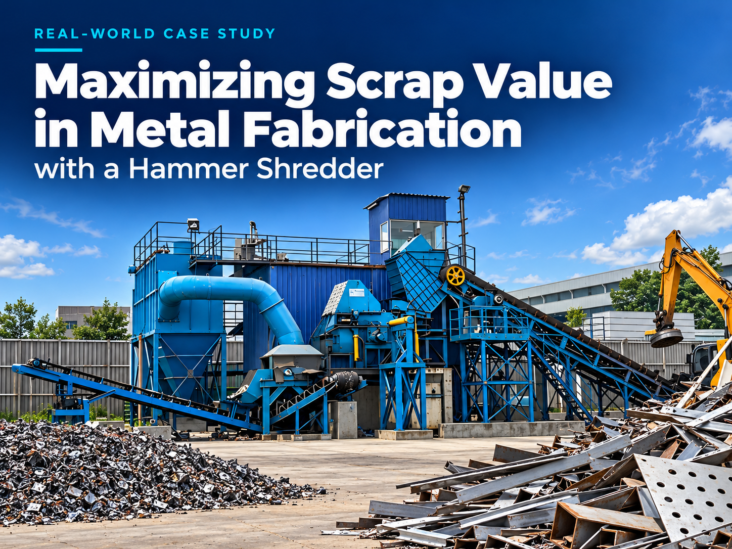 real world hammer shredder case study maximizing scrap value in metal fabrication