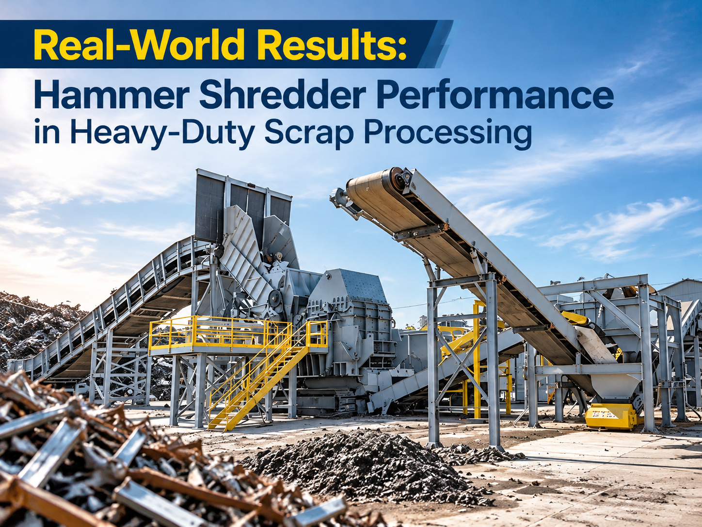 real world results hammer shredder performance in heavy duty scrap processing