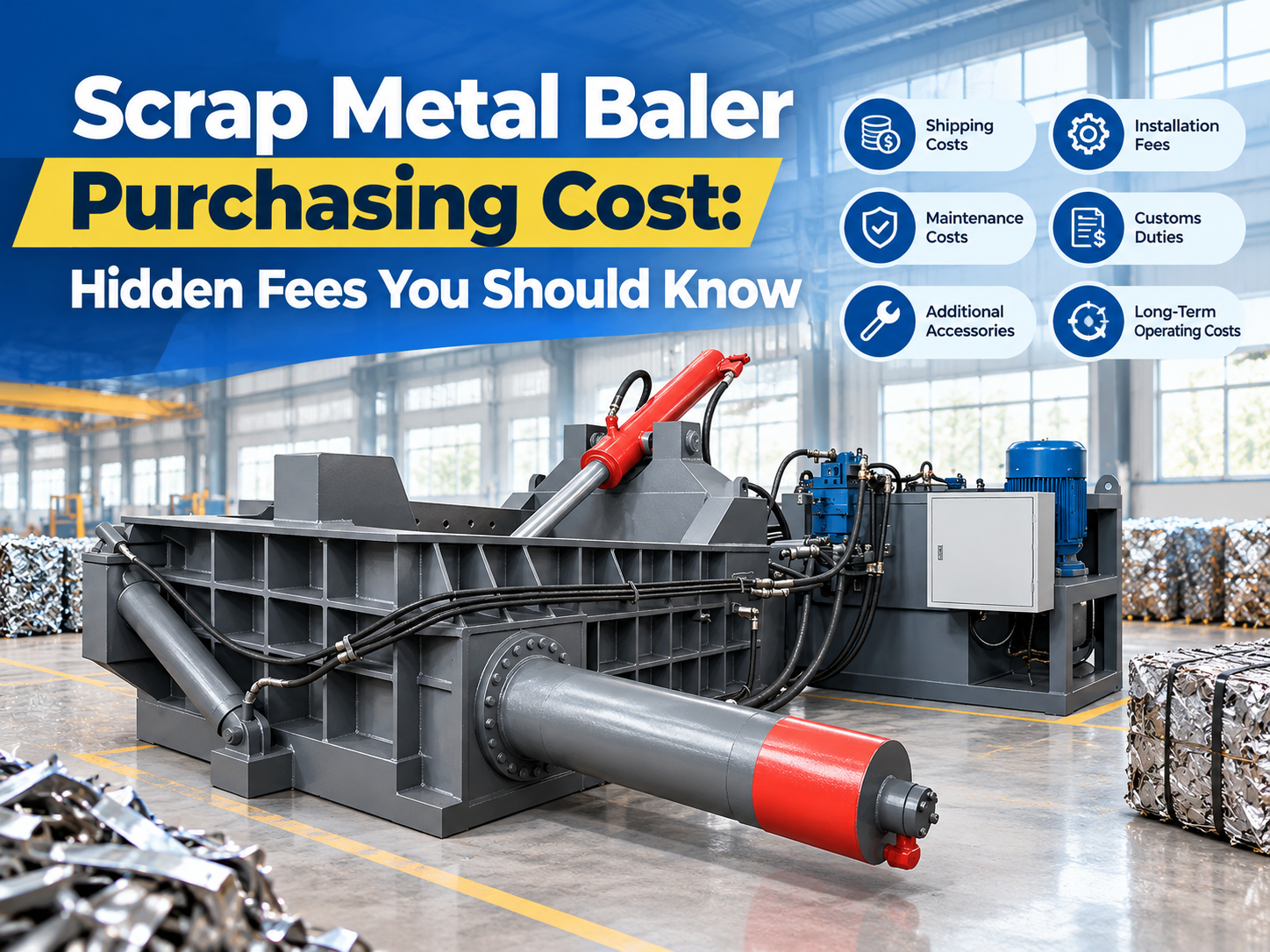 scrap metal baler purchasing cost hidden fees you should know
