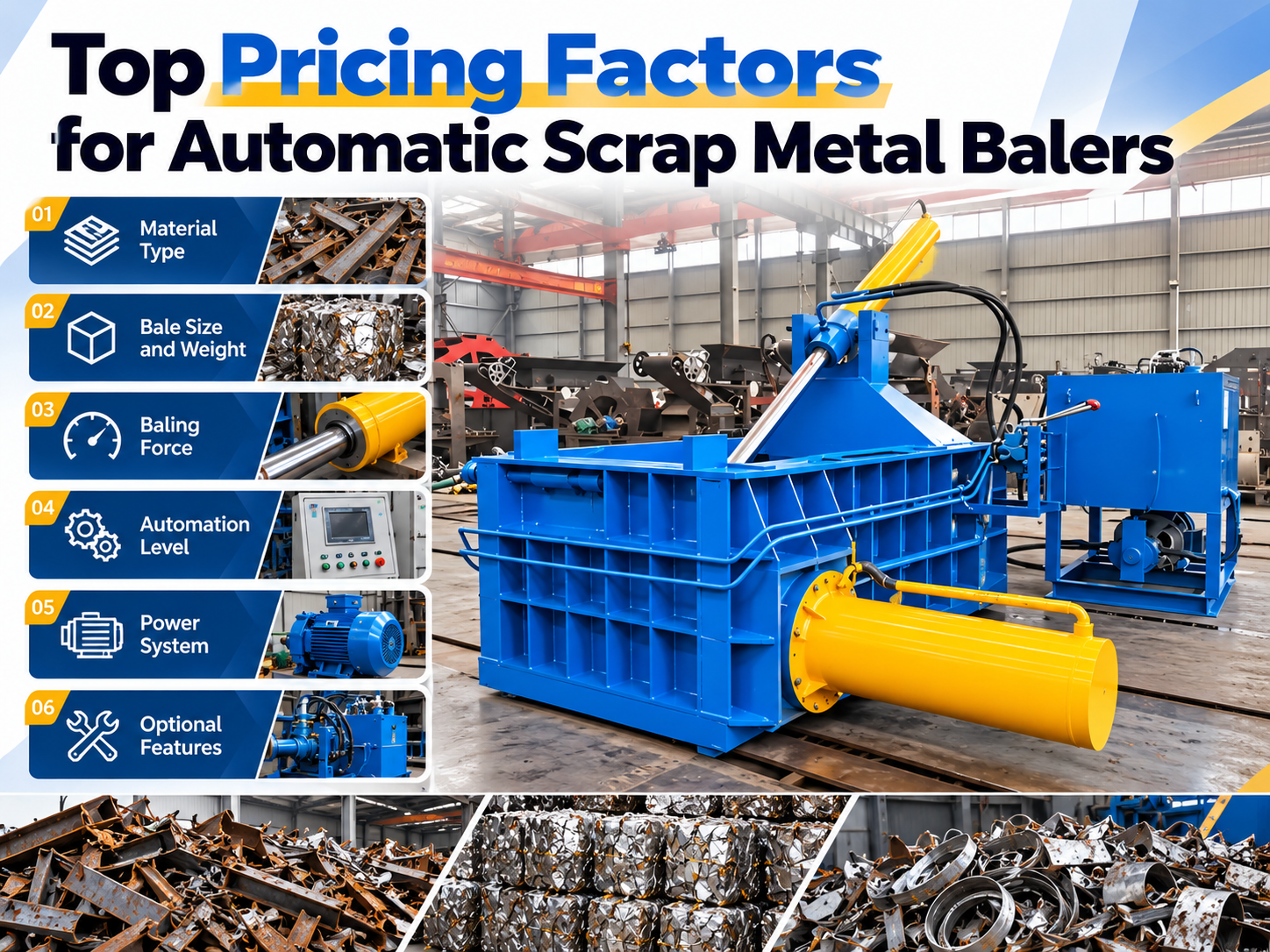 top pricing factors for automatic scrap metal balers a comprehensive buyer s guide