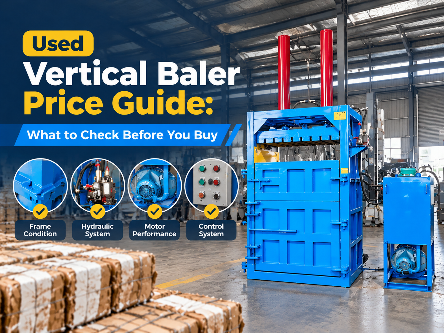 used vertical baler price guide what to check before you buy
