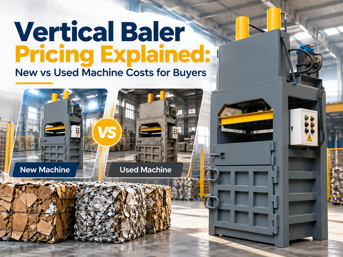 vertical baler pricing explained new vs used machine costs for buyers