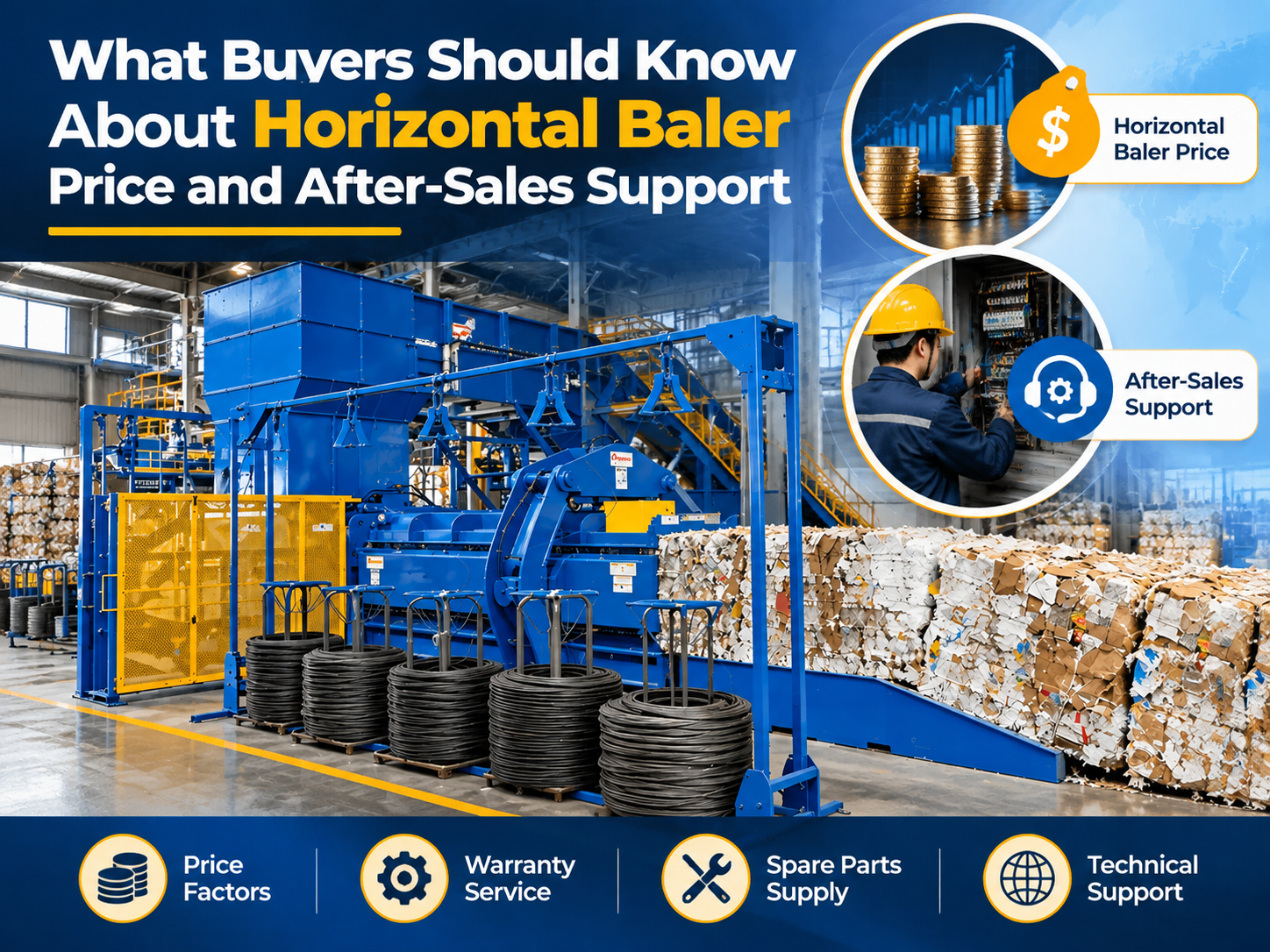 what buyers should know about horizontal baler price and after sales support