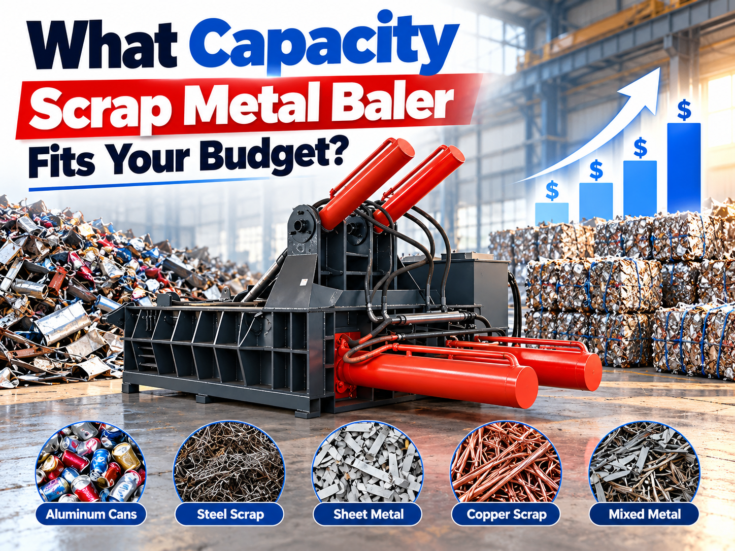 what capacity scrap metal baler fits your budget a comprehensive guide