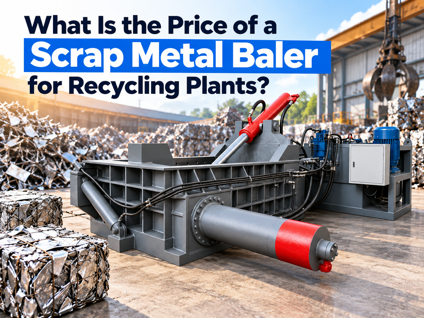 what is the price of a scrap metal baler for recycling plants a comprehensive guide
